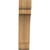 Ekena Millwork 6"W x 18"D x 26"H Olympic Rough Sawn Knee Brace, Western Red Cedar BRC06X18X26OLY00RWR